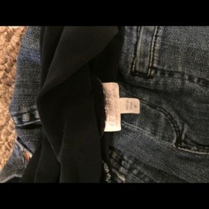 Maternity bell bottom jeans